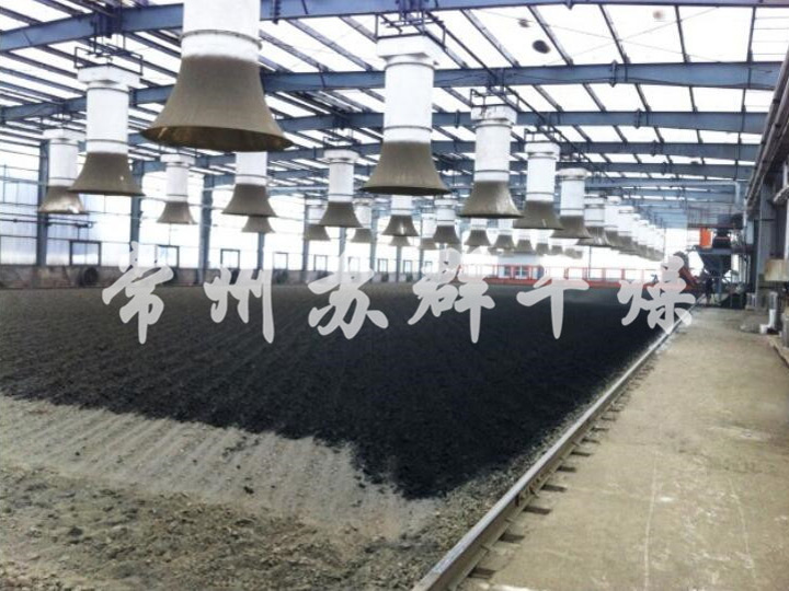 ^新节能污泥处理太阳能阳光房污泥烘干系统