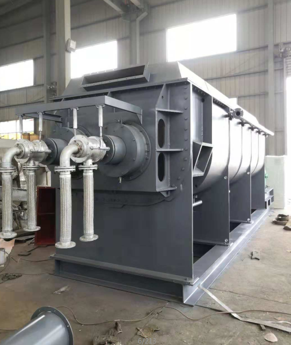 苏群干燥又一台大型污泥处置设备大型污泥烘干机生产完成准备发货